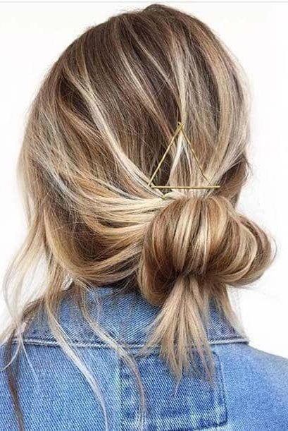 Blonde Hair With Highlights, Long Hair  Styles, Ombre Hair Blonde With Regard To Recent Messy Chignon With Highlights (View 4 of 15)