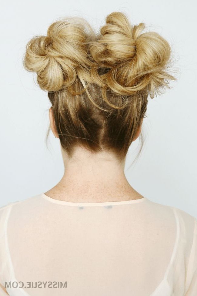 Bun Hairstyles, Thick Hair  Styles, Cool Hairstyles (View 15 of 15)