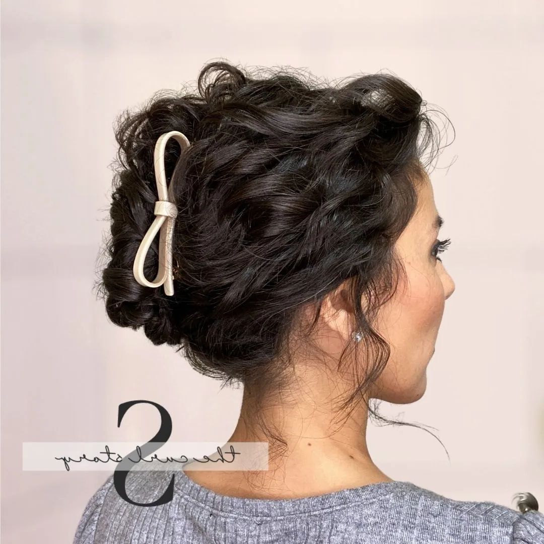 Current French Twist For Wavy Locks For The Curly French Twist With 4 Styled Looks • The Curl Story (Gallery 3 of 15)