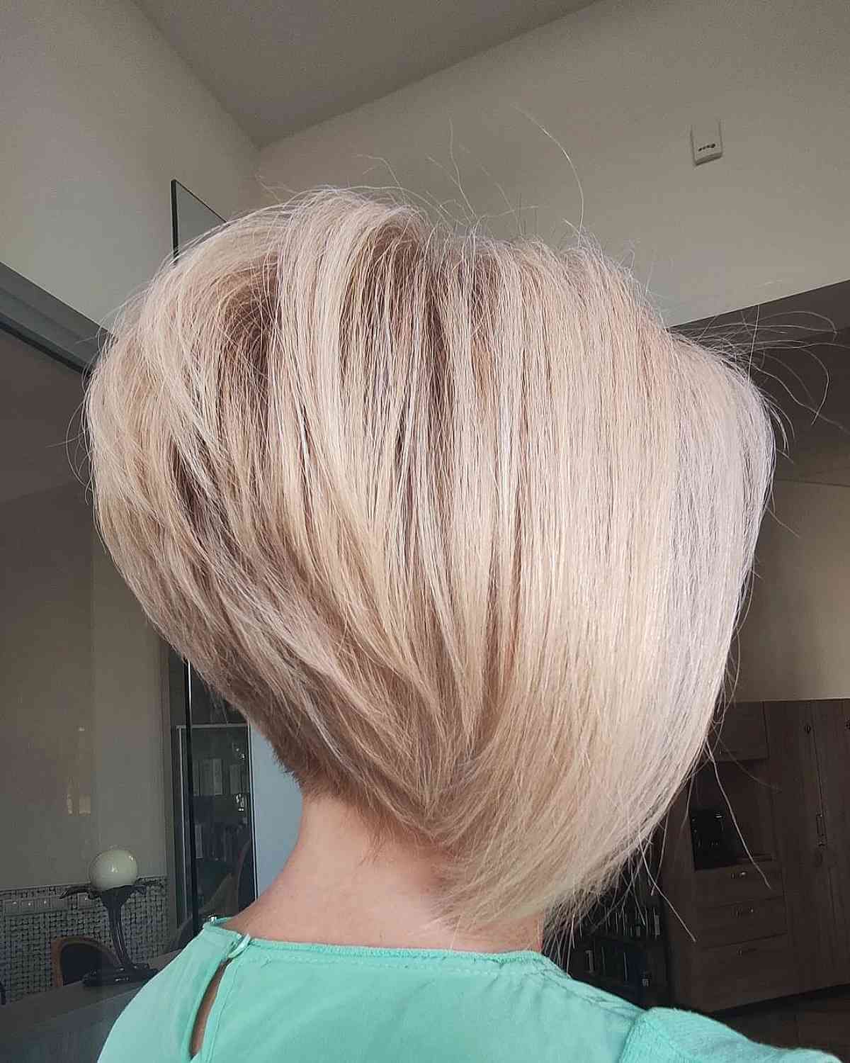 Current Teased Edgy Bob Pertaining To 24 High Stacked, Inverted Bob Haircuts For Edgy, Dramatic Look (View 7 of 20)