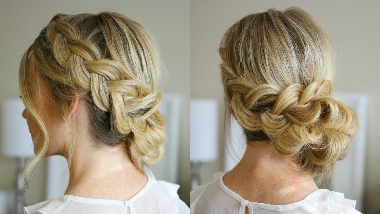 Dutch Braid Holiday Updo (View 7 of 15)