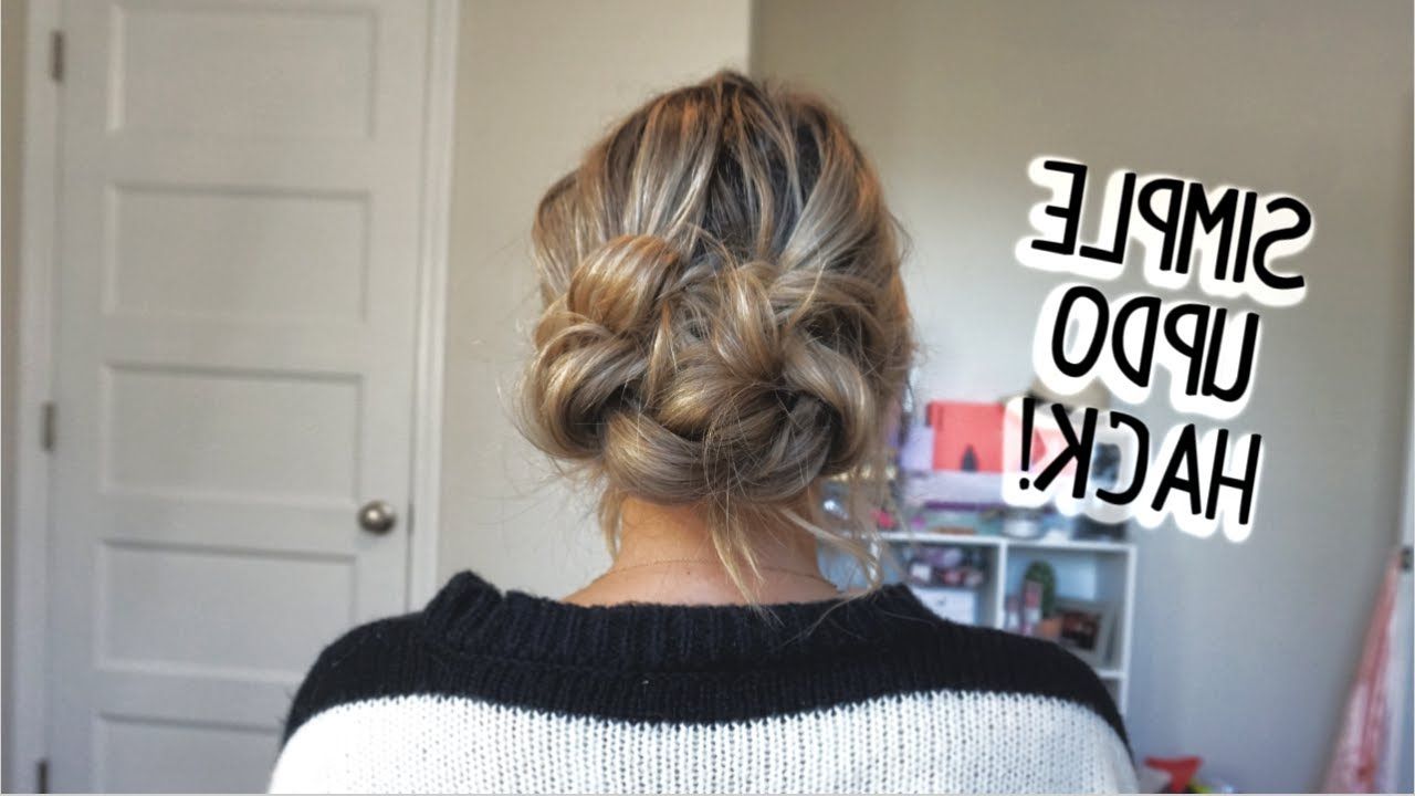 Easier Than It Looks Everyday Updo! For Short, Medium, And Long Hair! –  Youtube Regarding Well Known Casual Updo For Long Hair (View 13 of 15)