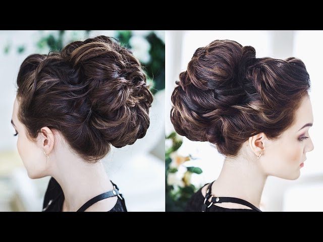 Easy Twisted Bun With Ponytale / Big Textured Bun For Long Thick Hair Updo  – Youtube Pertaining To Trendy Chunky Twisted Bun Updo For Long Hair (View 6 of 15)