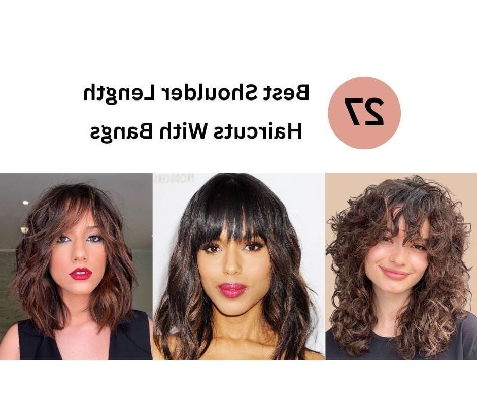 Fabbon With Regard To Widely Used Edgy Blunt Bangs For Shoulder Length Waves (Gallery 2 of 15)