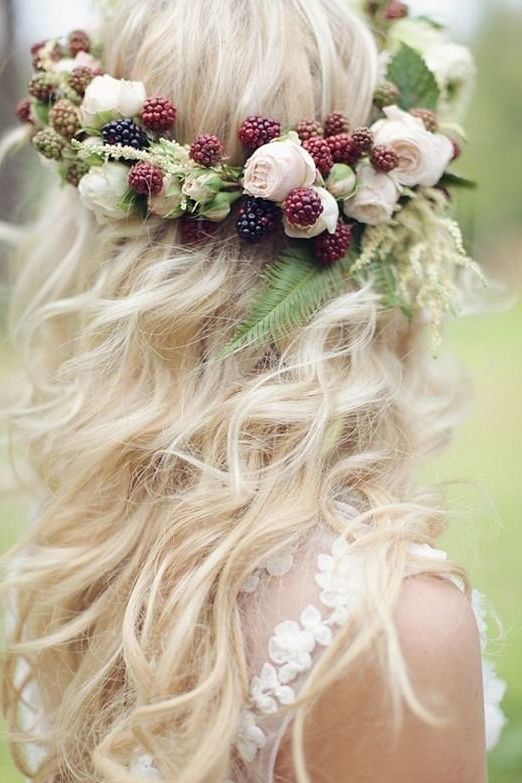 Fashionable Bridal Flower Hairstyle Within Wedding Hairstyles With Flowers: 6 Of Our Favourite Options — Lavender +  Rose (Gallery 14 of 15)