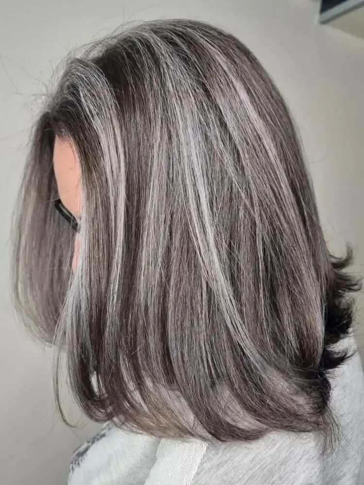 Favorite Straight Layered Lob Throughout Gray Lob: How The Trendy Hairstyle 2023 Conquers The Hearts Of Women Of All  Ages (Gallery 19 of 20)