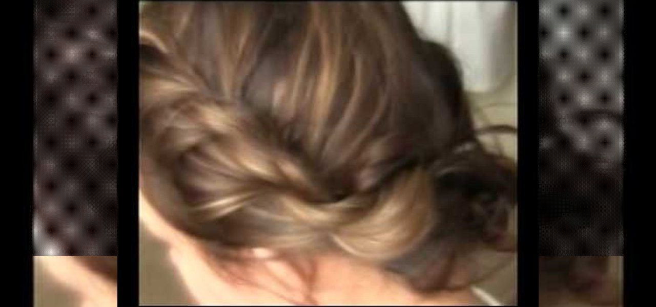 How To Create A Quick And Easy Bohemian Updo With A Twist Side Braid «  Hairstyling :: Wonderhowto Pertaining To Trendy Undone Side Braid And Bun Upstyle (Gallery 15 of 15)