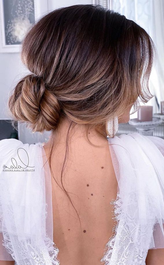 Latest Casual Updo For Long Hair Intended For Updo Hairstyles For Your Stylish Looks In 2021 : Relaxed & Textured Updo (View 14 of 15)