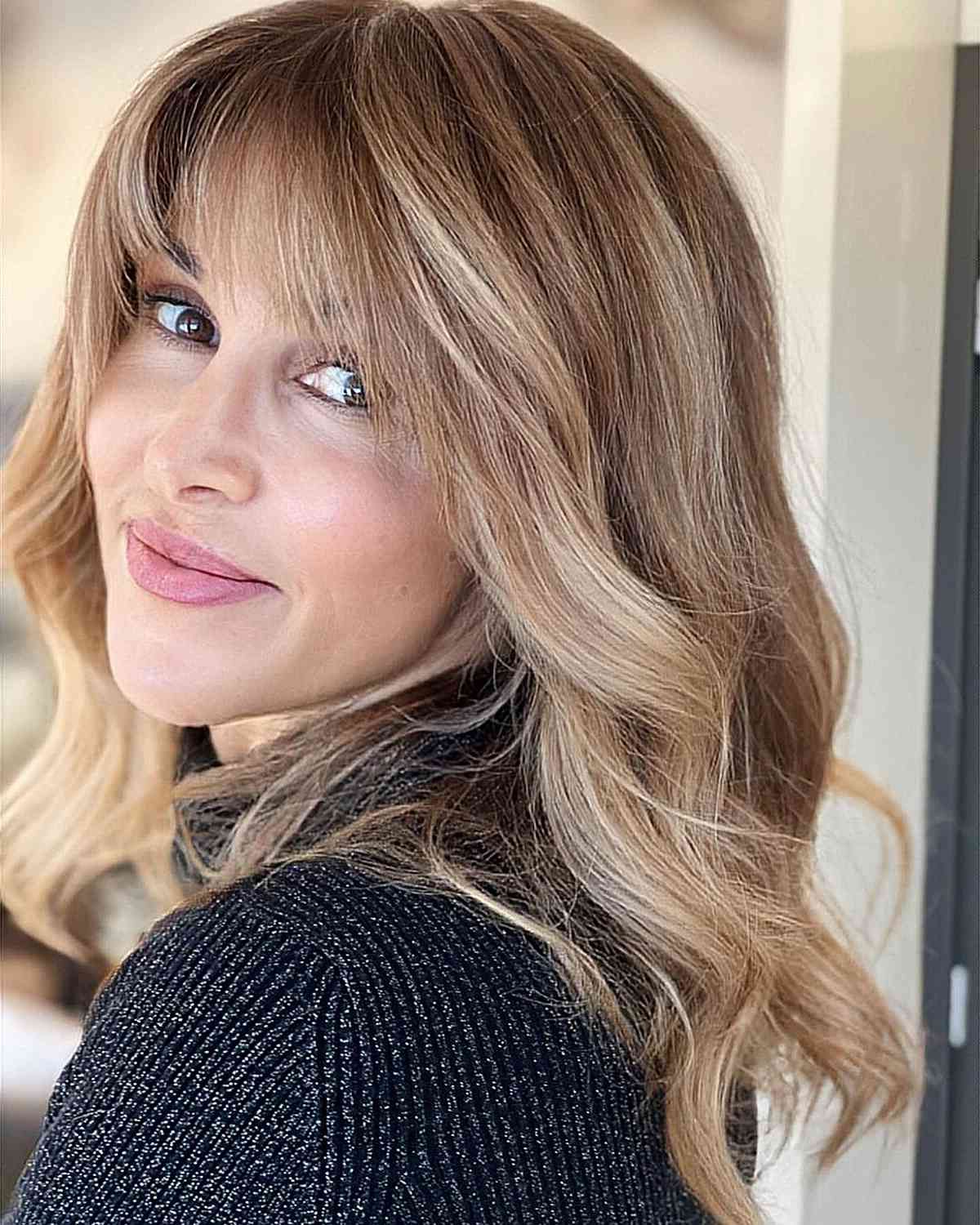 Latest Choppy Blonde Hair With See Through Bangs In See Through Bangs Look Gorgeous: 49 Examples That Prove It (Gallery 5 of 15)