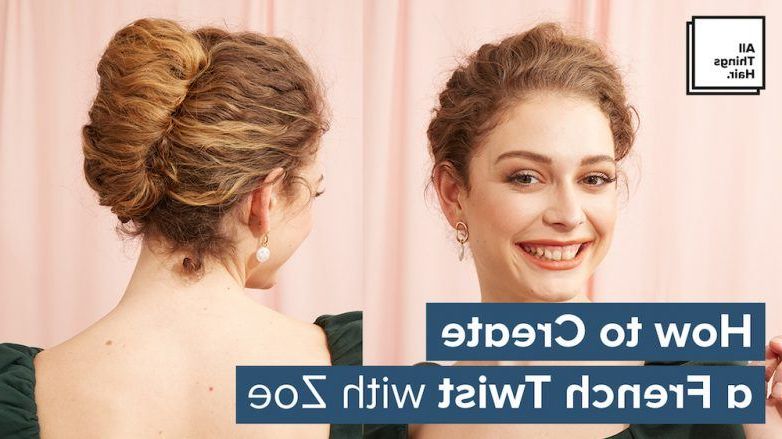 Latest French Twist For Wavy Locks Inside How To Do An French Twist With Style Inspiration (View 2 of 15)