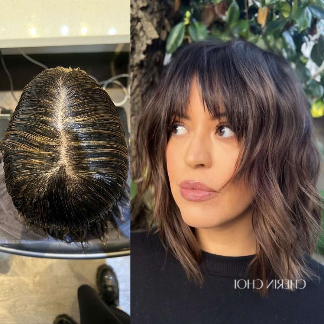 Medium Haircut Inspiration For 2023 In 2018 Shoulder Length Hair With Bangs And Layers (Gallery 5 of 15)