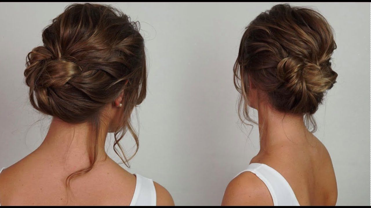 Most Current Fancy Loose Low Updo For Quick Gorgeous Low Bun With Braids, Great Party/bridal/bridesmaid Hairstyle  For Medium/long Hair – Youtube (View 15 of 15)
