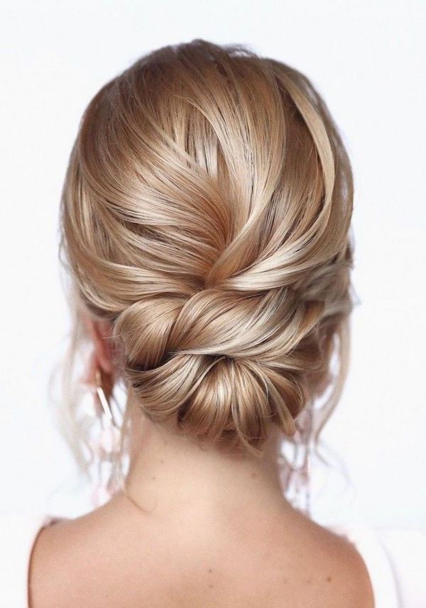 Most Current Fancy Loose Low Updo In 20 Trendy Low Bun Wedding Updos And Hairstyles  (View 2 of 15)