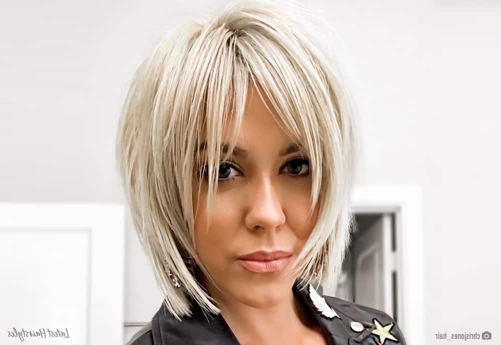 Most Popular Gorgeous Side Parted Shaggy Bob Regarding 37 Hottest Shaggy Bob Haircuts To Copy This Year (Gallery 18 of 20)
