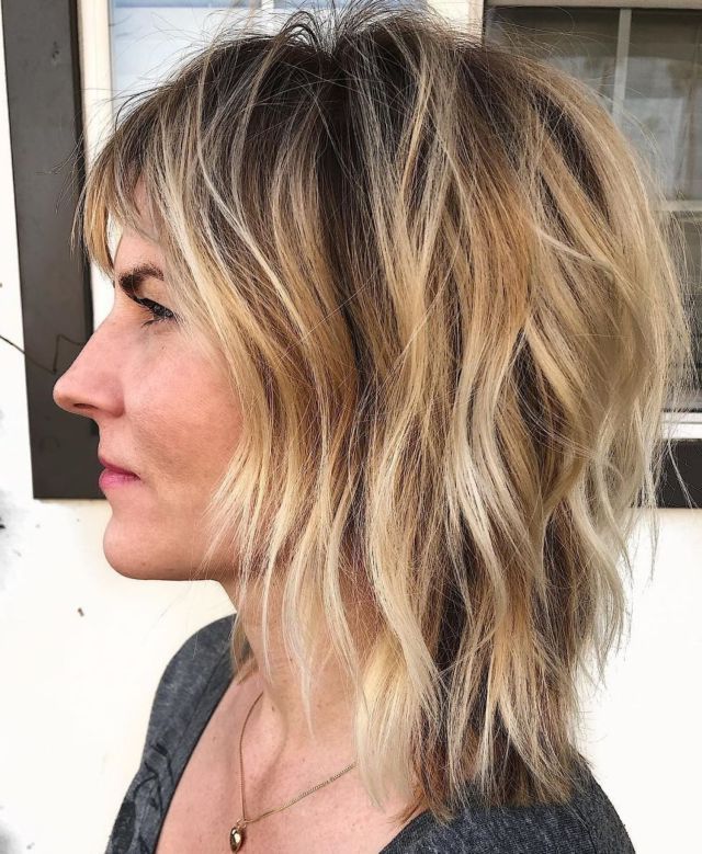 Most Popular Messy Shag With Balayage With 70 Best Variations Of A Medium Shag Haircut For  (View 10 of 20)