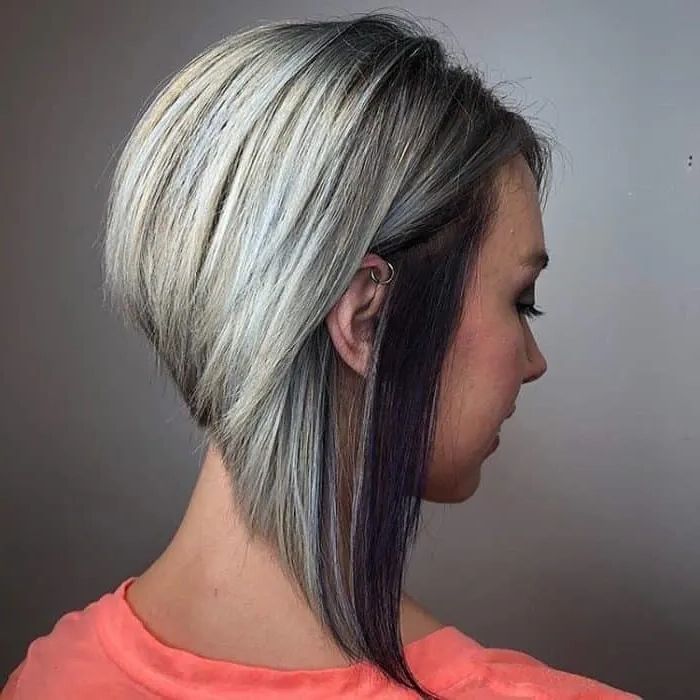 Most Popular Two Tier Inverted Bob Inside 25 Radiant Inverted Bob With Bangs To Try (2023 Trends) (View 18 of 20)