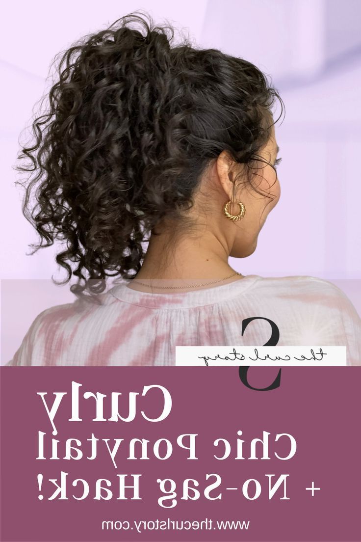 Most Recent Chic Ponytail Updo For Long Curly Hair With Chic High Curly Hair Ponytail (tutorial) (Gallery 5 of 15)