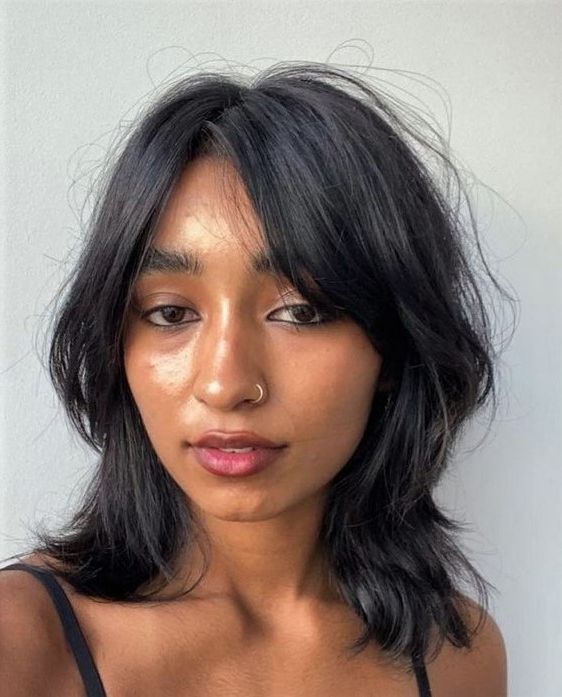 Most Recent Medium Hair With Long Curtain Bangs For 104 Medium Length Hair Ideas With Curtain Bangs – Styleoholic (Gallery 5 of 15)