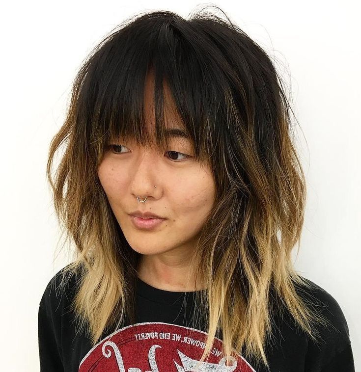 Most Recent Medium Shag With Bangs And Highlights With Regard To 60 Most Universal Modern Shag Haircut Solutions For 2023 (Gallery 9 of 15)