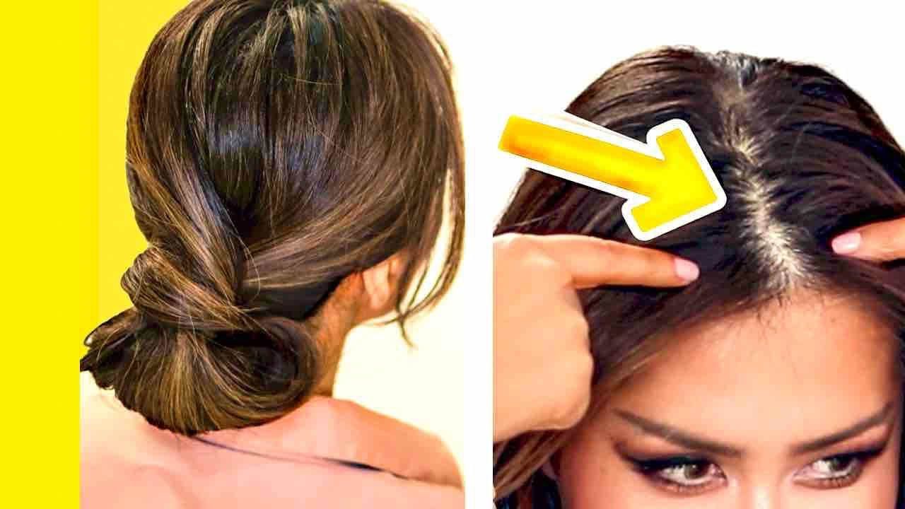 Most Recently Released Easy Updo For Long Fine Hair Intended For ☆ 2 Minute Elegant Bun For Thin Hair (Gallery 3 of 15)