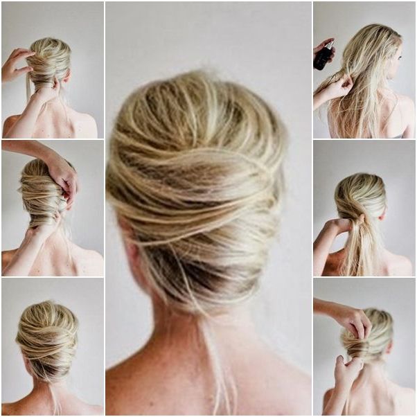 Most Recently Released French Twist Upstyle For Long Hair With How To Make Messy French Twist Updo Hairstyle – Diy Tutorials (Gallery 4 of 15)