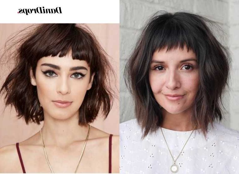 Most Up To Date Cropped Bangs On Medium Hair Throughout Medium Haircut 2023 – Check Out More Than 200 Amazing Medium Haircuts For  Women (View 11 of 15)
