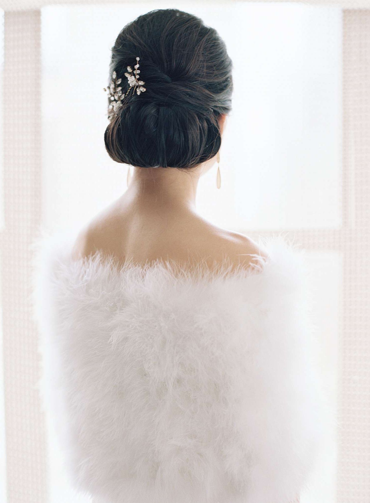 Most Up To Date Delicate Waves And Massive Chignon Throughout 24 Wedding Updos For Every Type Of Bride (View 14 of 15)