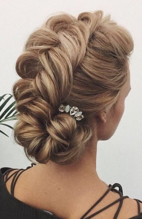Most Up To Date Side Updo For Long Thick Hair Regarding 55 Easy Updo Hairstyles For Short, Medium And Long Hair (2023) (Gallery 11 of 15)