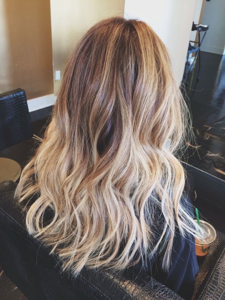 My Blonde/light Brown Ombr Hair With Beach Waves. Instagram: _katiekrause  Tumblr: Thedaysofk… (Gallery 18 of 18)