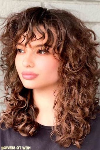 Newest Dense Fringe Plus Messy Waves With Regard To Trending Fringe Haircut & Hairstyle For 2023 – Myglamm (Gallery 2 of 15)