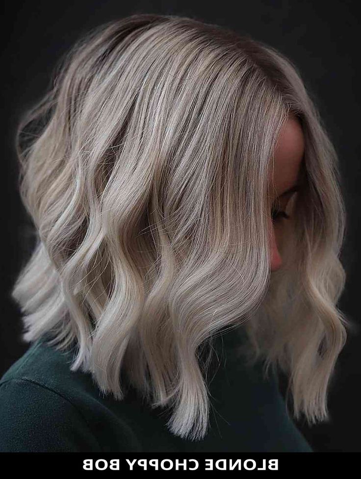 Pin On Blonde Bob Throughout Most Up To Date Choppy Ash Blonde Lob (Gallery 12 of 20)