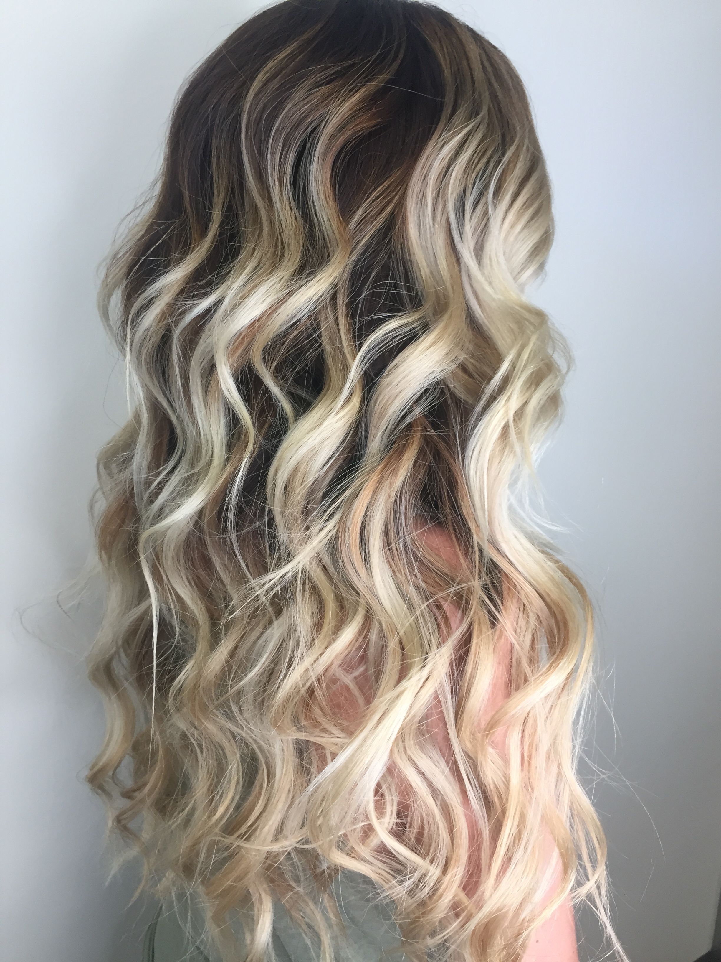 Pin On Carrie Marginian Hair Color Inside Popular Beachy Waves With Ombre (Gallery 11 of 18)