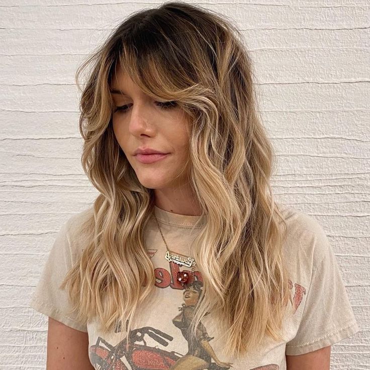 Pinterest Pertaining To Well Known Long Bangs And Shaggy Lengths (View 12 of 15)