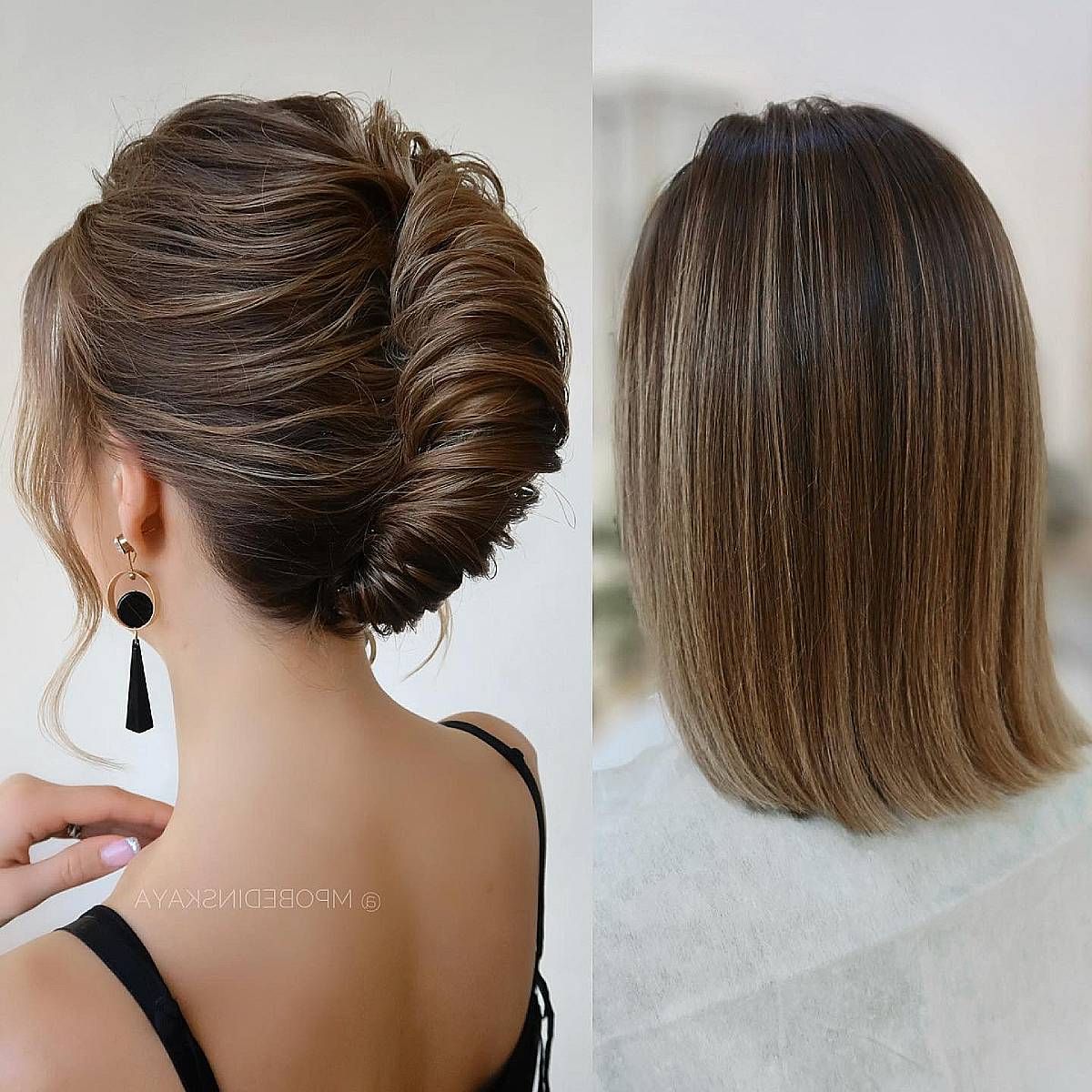 Preferred Low Updo For Straight Hair Throughout 40+ Amazing Hairstyles For Straight Hair (Gallery 13 of 15)