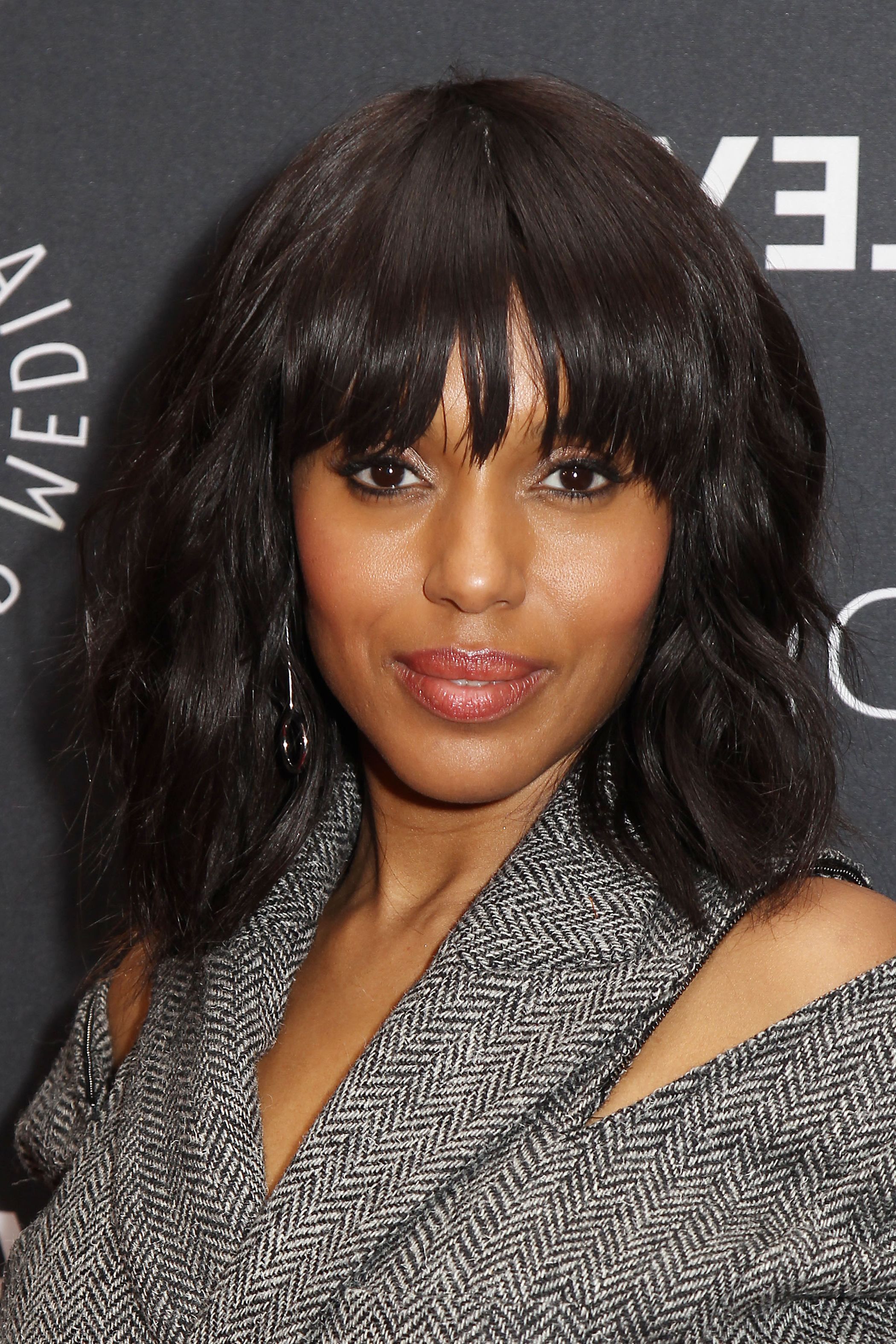 Preferred Shaggy Lob With Arched Bangs Regarding Wavy Hair With Bangs: 7 Star Studded Looks To Try Now (View 9 of 15)