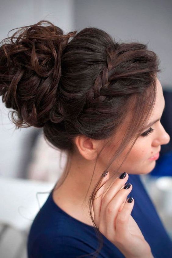 Prom  Hairstyles For Long Hair, Long Hair Styles, Curly Homecoming Hairstyles Throughout Current Easy Evening Upstyle (Gallery 6 of 15)