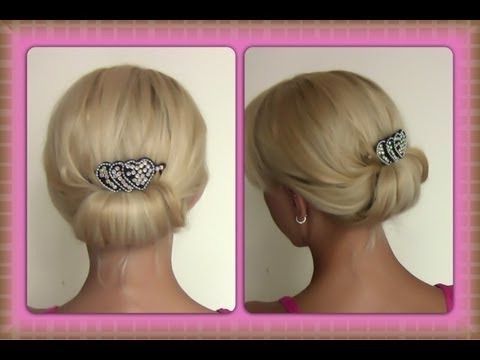 Quick And Simple Evening Updo (Gallery 12 of 15)