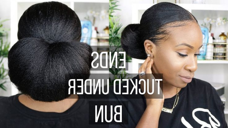 Recent Relaxed Long Hair Bun Within Ends Tucked Under Bun (View 7 of 15)