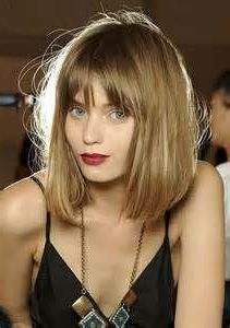 Featured Photo of 15 Ideas of Vintage Shoulder Length Hair with Bangs