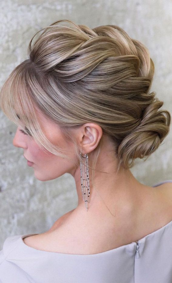 Sophisticated Updos For Any Occasion – Chunky Braid & Low Bun Regarding Most Recent Chunky Twisted Bun Updo For Long Hair (Gallery 10 of 15)