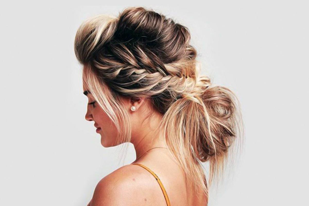 Super Easy Braided Updos Tutorial Regarding Most Recent Braided Updo For Blondes (Gallery 10 of 15)