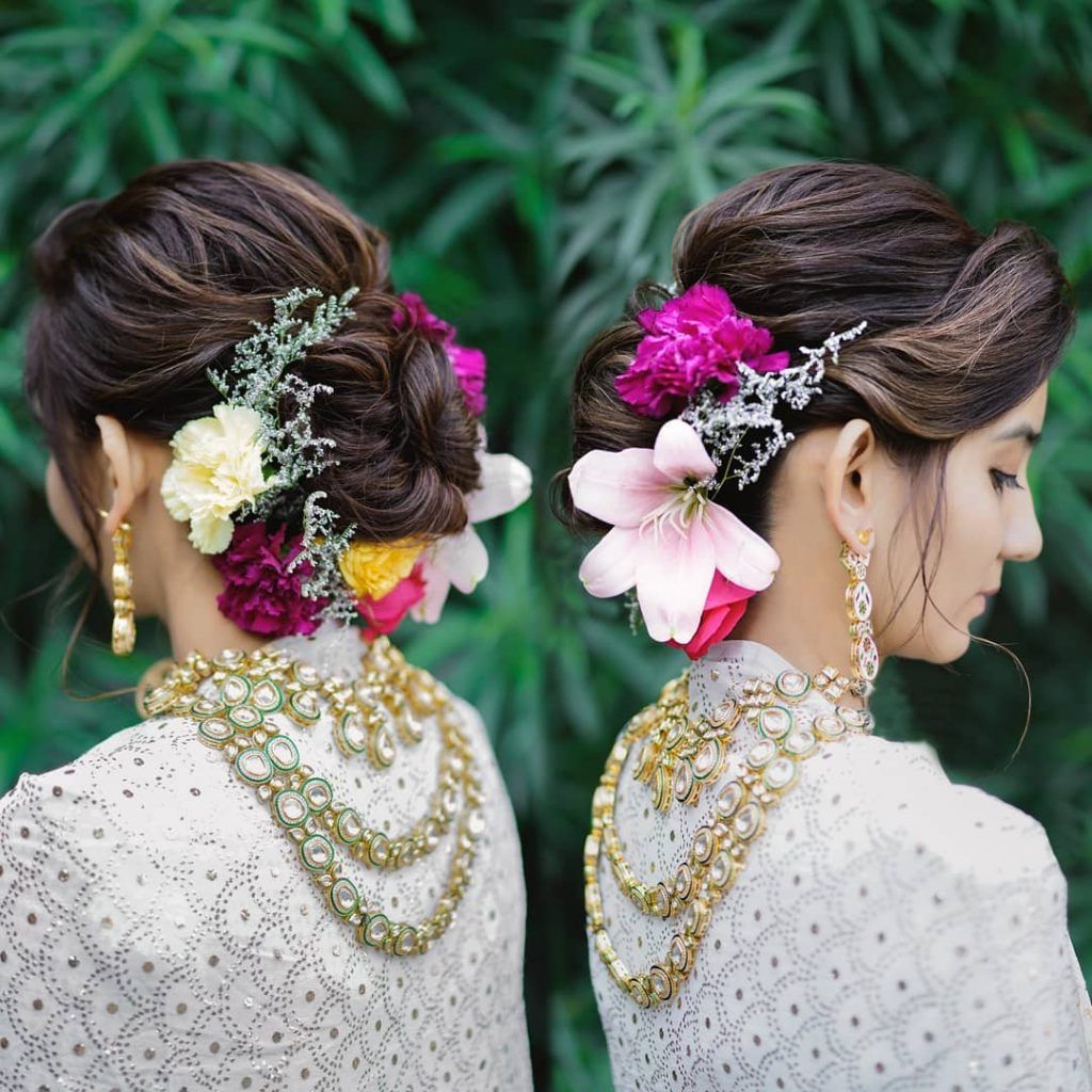 Top Trend – Floral Hairstyles For Brides This Wedding Season! For Recent Bridal Flower Hairstyle (Gallery 12 of 15)