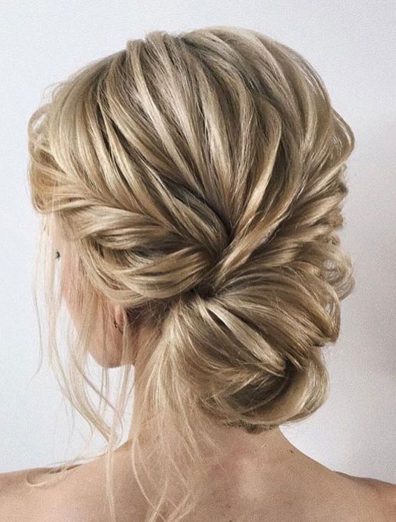 Trendiest Updos For Medium Length Hair To Inspire New Looks : Pretty Blonde  Updo For Trendy Braided Updo For Blondes (Gallery 4 of 15)
