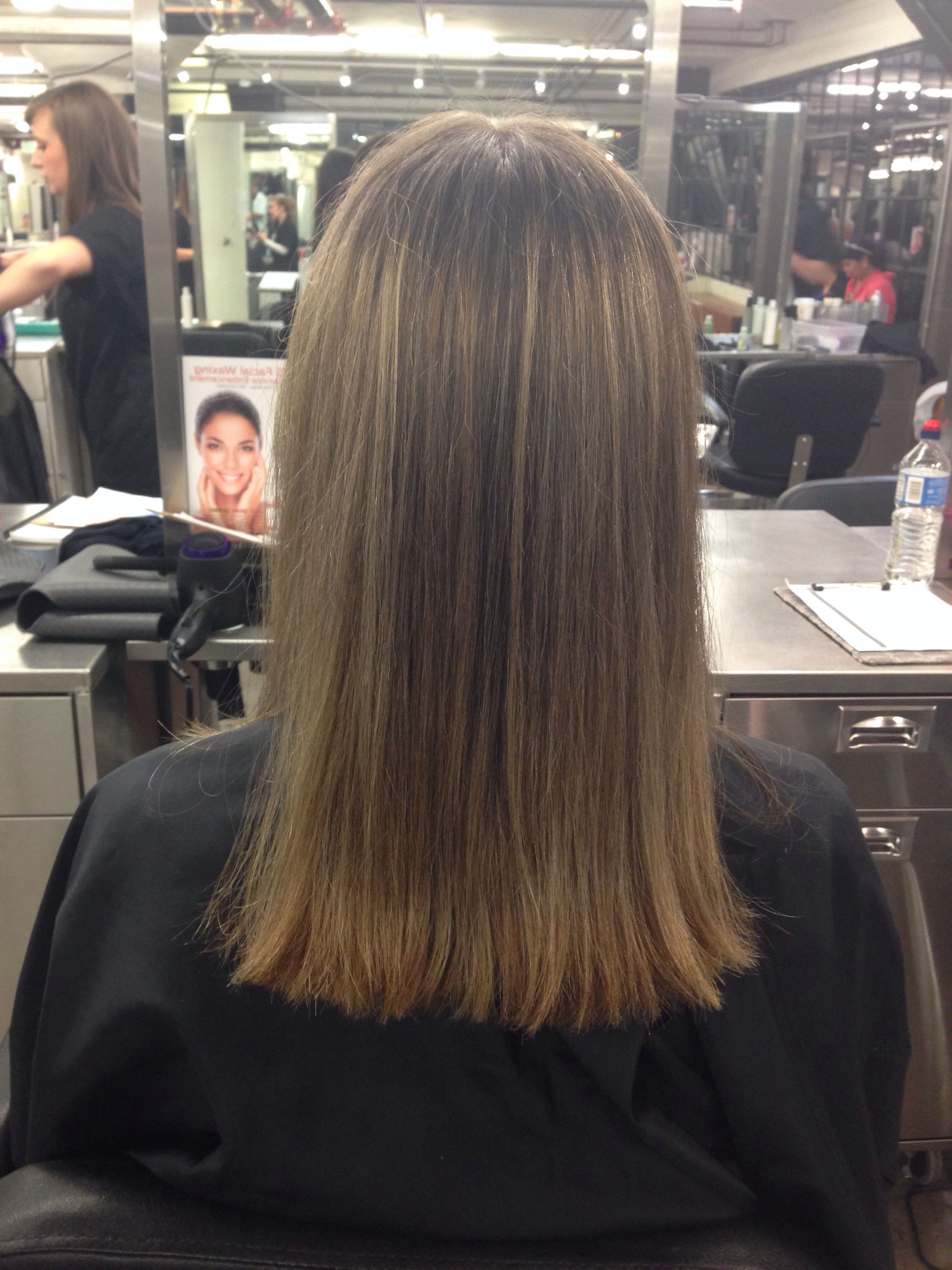 Trendy Medium One Length Haircut Intended For Pin On One Length (Gallery 4 of 20)