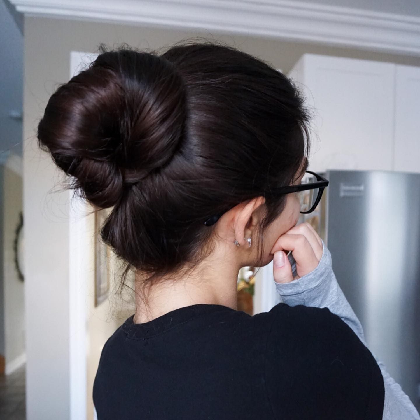 Trendy Relaxed Long Hair Bun Throughout 37 Long Hair Styles That Are Quick, Easy, And On Trend In 2023 (Gallery 11 of 15)