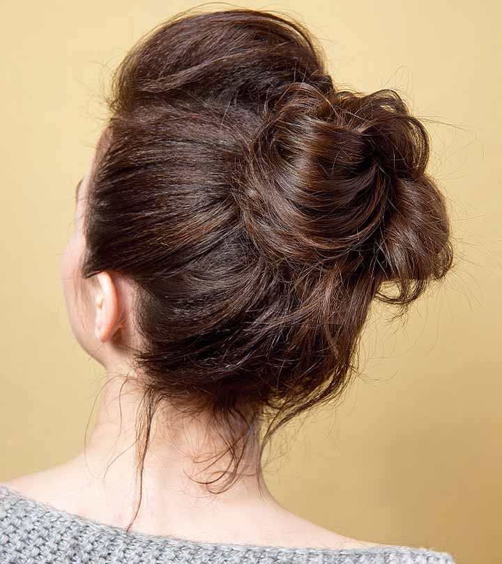 Trendy Relaxed Long Hair Bun With Regard To How To Do A Messy Bun With Long Hair: Ideas And Tutorials (View 10 of 15)