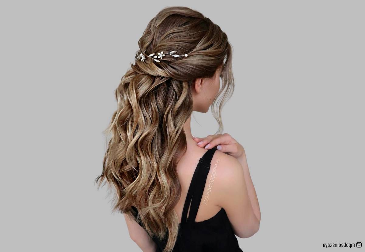Trendy Teased Evening Updo For Long Locks Regarding 25 Cute Prom Hairstyles For 2023 – Updos, Braids, Half Ups & Down Dos (View 14 of 15)