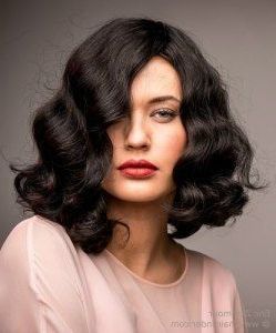 Vintage Inspired Shoulder Length Bob Hairstyle With Waves … (Gallery 10 of 15)