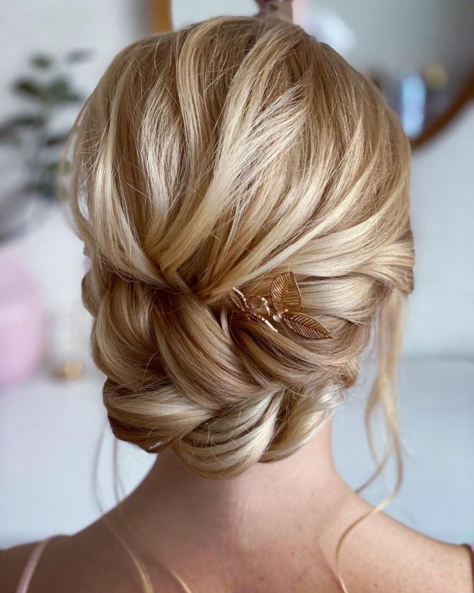 Well Known Braided Updo For Blondes With Regard To 40 Beautiful Updo Hairstyles For 2022 : Braided Low Bun (View 11 of 15)