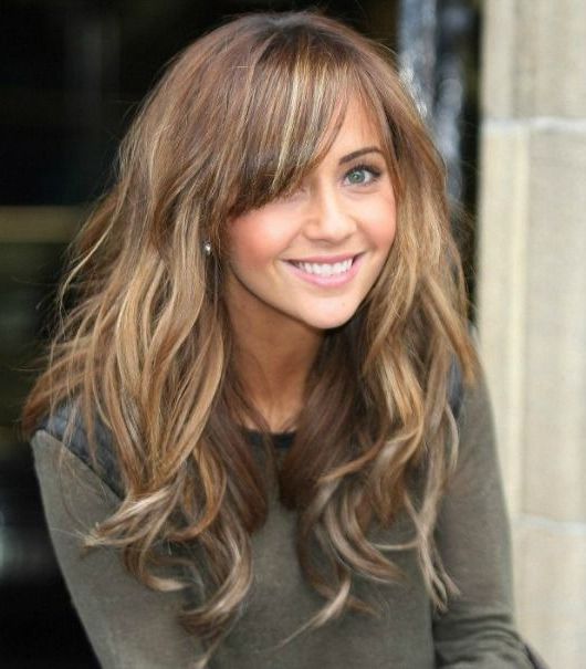 Well Known Highlighted Hair With Side Bangs Throughout Fall's Hottest Hair Colors – Get Your Pretty On® (Gallery 3 of 15)